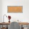 Cork Board, Dove Greywash Narrow Frame - Bulletin Board, Organization Board, Pin Board